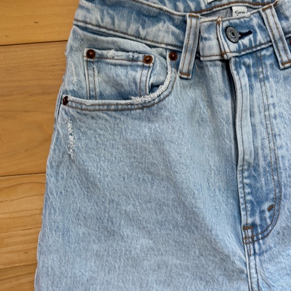 Abercrombie & Fitch The ‘90s Straight Ultra High Rise Jeans Size 25 New With Tag - Picture 5 of 10